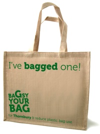 Jute bag logo